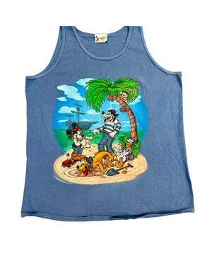 Vintage Disney Pirate Mickey Mouse Tank Top